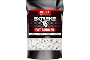 OZUNA NUTRITION Fat Burners Keto Extreme T6 Fast Weight Loss Pills Diet Slimming | 60 Capsules