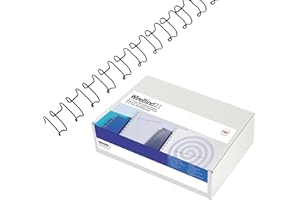 GBC MultiBind Binding Wires, 6 mm, 55 Sheet Capacity, A4, Silver, Pack of 100, IB160431