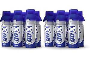 OXYBIOS Packung mit 12 Dosen mit reinem Sauerstoff, 6 Liter - Kampf gegen Müdigkeit, Stärkung Ihres Körpers und Ihres Geistes: Gehen, Wandern, Energie, Sport, Ausdauer, Atembeschwerden