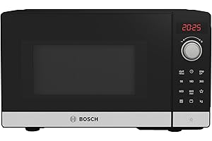 Bosch - Microondas libre instalación, Serie 2, 8 programas automáticos, Acero inoxidable, FEL023MS2