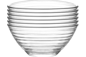 LAV Derin - Bol Mediano de Servir - Cristal - 200 ml - Pack de 6