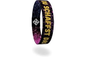 brands2love juma - glaubensband | Du schaffst das - Größe M & L (17 & 19 cm) | Freundschafts-, Energie- & Motivations-Armbänder, Aus Stoff, Inspirierende Glücksbringer für Kinder, Damen, Herren