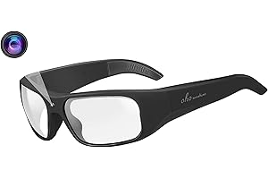 OhO sunshine Waterproof Video Sunglasses, 1080P HD Outdoor Sports Action Camera with Built-in Memory and Polarized UV400 Protection Safety Lenses,Unisex Sport Design