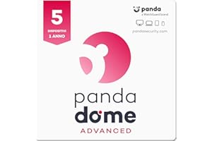 PANDA SECURITY Panda Dome Advanced 2023 – Antivirus | 5 dispositivi | 1 anno | VPN | Protezione da ransomware | Parental Control| Navigazione e operazioni bancarie sicure | Geolocalizzazione e blocco antifurto