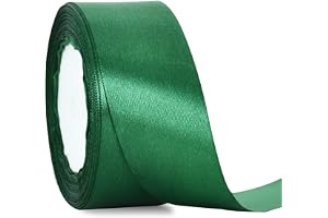 TONIFUL Satängband ljusgult, brett, massivt tygband för bröllop, bil, klippning, ceremoni, stor öppning, stolfett, hårarbete