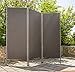 Produktbild Paravent outdoor Metall / Stoff anthrazit Trennwand Sichtschutz Windschutz Sonnenschutz
