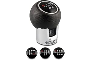 Sparco Manual Gear Shift Knob Lazio Comado/Black Universal
