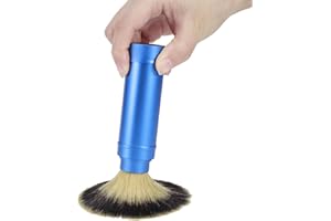 YESMOO BLLBOO Cepillo de afeitar BLLBOO-Cepillo de barba portátil para hombres,cepillo de viaje para limpieza facial,cepillo de afeitar con espuma,herramienta de aseo