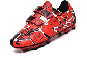 VTASQ Zapatos de Fútbol Niños Spike Aire Libre Profesionales Atletismo Adolescentes Calzado de Entrenamiento
