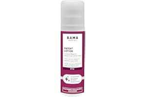 Bama Shoe Care Patent Lotion - Balsam do Pielęgnacji Skóry z Aktywatorem Połysku, Czyści i Poleruje Lakierowaną Skórę, Lśniący Połysk, Pielęgnacja Skóry - 75ml