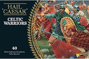 Warlord Games Celt Warrior Infantry – Miniatures en Plastique à l'échelle de 28 mm pour grêle César Miniatures très détaillées de l'ère Antique pour Jeu de Guerre de Table
