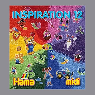 Hama - 399-12 - Loisirs Créatifs - Livre Inspiration n°12 - Perles à Repasser Midi - 68 Pages
