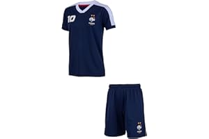 FFF Maillot Short Numéro 10 - Collection Officielle Equipe de France de Football