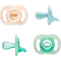 Succhietto Notturno Tommee Tippee 0-6 Mesi - Forma Simile Al Seno Con Tecnologia Fosforescente - Foto 8