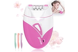 BUBBACARE Epilateur Electrique Femme, Electrique Epilateur Femme Sans Fil Épilateur pour Visage des Femme, Épilateur Électrique pour Visage Bikini Epilateur electrique femme sans fil et portable Epilateur
