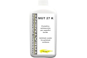 MASSIMO PIRACCINI SRL Trattamento Protettivo Antimacchia Per Marmo Pietre E Granito Lucido Idrorepellente MGT 27 K Massimo Piraccini Ecologico 1LT