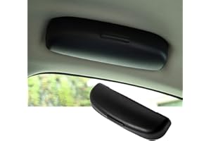 SKTU Car Glasses Case Compatible with Volvo XC40 XC60 XC90 Car Sunglasses Holder Glasses Storage Box ABS Material (Black)