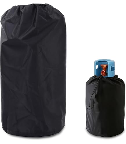 Housse De Protection Pour Bouteille De Gaz Propane - Tissu Oxford Imperméable Et Anti-UV - Avec Cordon Ajustable - Pour Camping, BBQ, RV