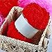 Produktbild bismarckbeer Warm Soft Chenille Strickgarn Craft für Handtuch Mantel Pullover Schal Scoks, rot, Einheitsgröße