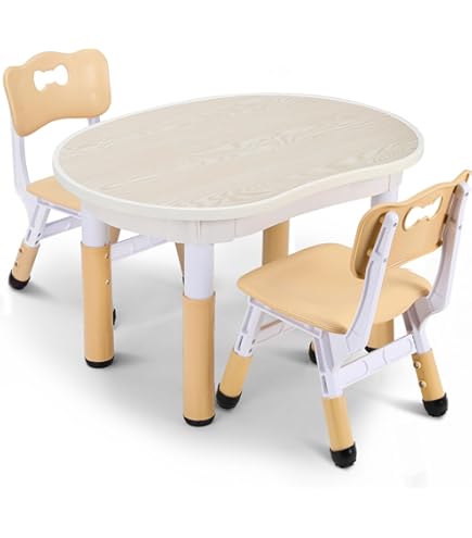 Tavolino Per Bambini Set Tavolo E Sedie Regolabili MAMIZO Per