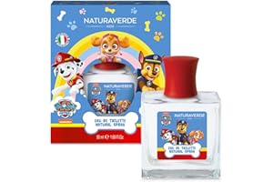 Naturaverde | Kids - Paw Patrol - Eau de Toilette Spray per Bambini, Profumo Piacevole sulla Pelle, Contiene Alcool, Natural Spray, 50ml