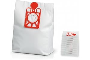 Roe Tenpo Vacuum Bags 10PK Compatible with Hetty, Numatic, James, Henry Hoover Bags | HEPA-Flo 3-Layer High Filtration, Self-Sealing, NVM-1CH Type | Superior Cleaning & Easy Dust Disposal