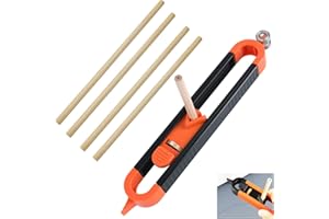 GRUVOX 5Pcs Scribe Tool Durable Adjustable Contour Gauge Multi Functional Easy to Use Scribing Tool with Lock for Pencil Scribing Tool for Woodworking Profile Marking Tool for Floor Carpet Tile Laying