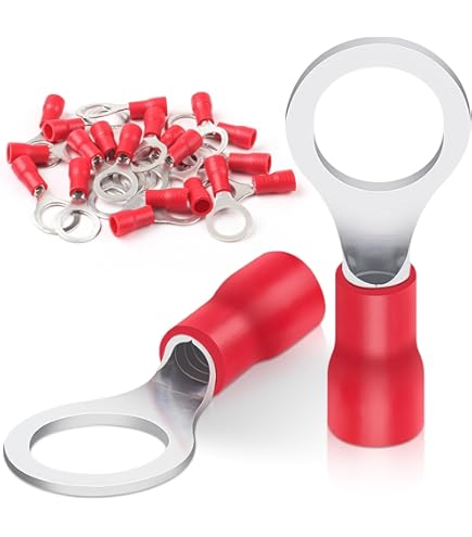 Cosse à œillet M6 6.2 Mm Jaune : Câble 4mm² Et 6 Mm²