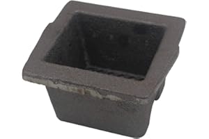 ROOWARMER Brasero poele a Granule brûleur à granulés pour Insert brasero en Fonte creuset poele Pellet