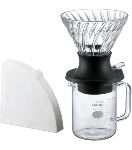 Koffie Zetten Volgens Het Thee-principe Met Immersion Dripper Switch Maat 02 Zwart