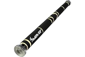 MOVIT Barre de traction de porte à visser, réglable en continu (62,5-100 cm), charge maximale 350 kg, élastiques latéraux transparents, XXL Softgrip, 3 variantes de couleur