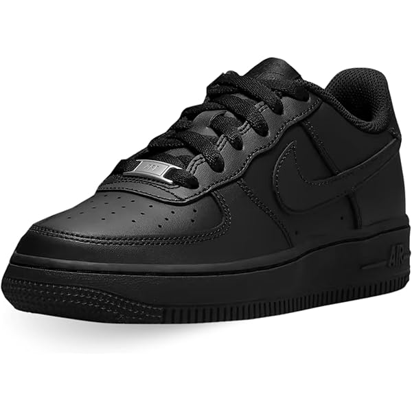 air force 1 black low cut