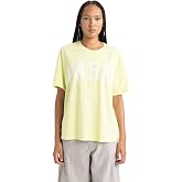 DeFacto Women's Oversize Fit Bike Collar Short Sleeve 100% Cotton T-Shirt