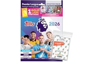 COLLECT-IT.DE MY HOME OF CARDS + TOYS Paquete con topps – Premier League 2025/26 Trading Cards + fundas exclusivas Collect-it (1 Starter )