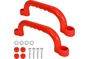 Handtag lektorn – väderbeständiga säkerhetshandtag med infällda grepp, klätterhandtag barn utomhus, robust HDPE-plast, klätte