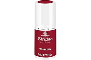 ‎ALESSANDRO alessandro Striplac UV-Nagellack Pink Diva – Schonend und langanhaltend – Einfache Entfernung dank Peel-Off-Technologie – Vegan und tierversuchsfrei – 8 ml
