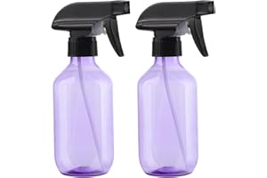 D Dymoece Lot de 2 flacons pulvérisateurs en plastique rechargeables de 300 ml pour plantes, jardin, nettoyage des animaux domestiques, coiffeurs, soins de voiture