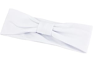 ‎TANZMUSTER tanzmuster Kinder Ballett Haarband Coco aus weicher Baumwolle - in rosa, hellblau, weiß, schwarz, pink, Lavendel, lila, Burgunder und Marineblau