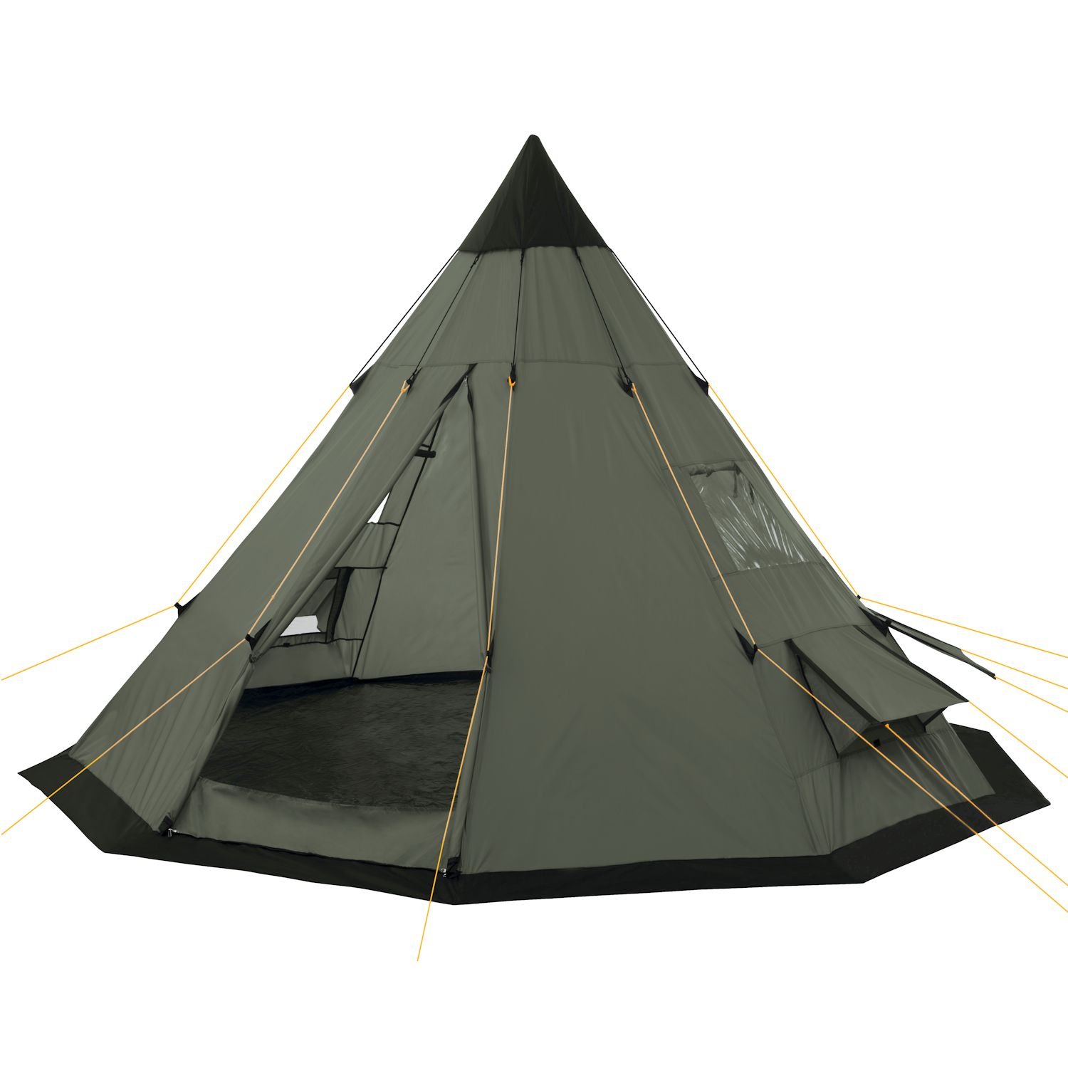 CampFeuer Tipi – Tente, vert olive
