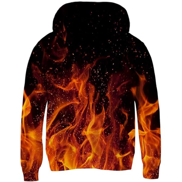 Generisch Hoodies jongens meisjes, 3D-bedrukte modieuze trui