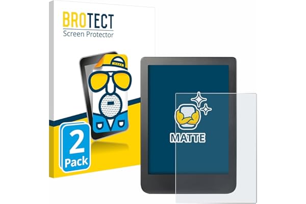 brotect Protection Ecran Anti-Reflet pour Kobo Clara HD (6") / BW/Colour (2 Pièces) - Film Mat