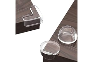 Meekye 30 Pezzi Paraspigoli per Bambini, para Spigoli Bimbi Paraspigoli Angolari In Gomma, Paraspigoli Protezione e Sicurezza Para Spigoli Angolare Bordi e Angoli di Tavoli, Sedie, Armadi