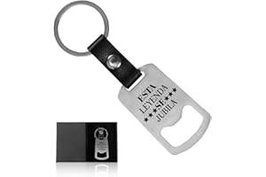 UV STYLISH Regalo De JubilacióN Para Hombres, Divertido Llavero Abrebotellas Con La InscripcióN "Esta Leyenda Se Jubila", Regalo De JubilacióN Para Padre, Abuelo, CompañEro De Trabajo, Llavero Abrebotellas