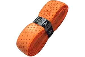 Karakal PU AIR Replacement Grips - Tennis - Squash (1, Orange)