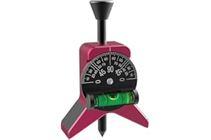 Candeon Magnetic Pipe Center Finder Tool,1.5"-6"Alignment Tool with Bubble Level Punch,Ergonomic Y-Shape Grip for Fast Marking on Steel Pipes Metal Fittings Conduits