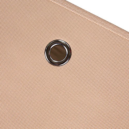 4er Set Faltbox in der Farbe Cream 32 x 32 cm Faltkiste Regalkorb Regalbox Kinderbox Einschubkorb Aufbewahrungsbox Stoffbox - 3