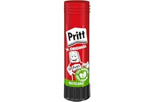 Pritt Colla Stick, Colla per Bambini Sicura e Affidabile, Colla Pritt per Lavoretti e Fai da te, con una Tenuta Forte per Uso Scuola e Ufficio, 5 Stick x 43 gr