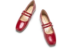 C.Paravano Ballerine Donna Punta Quadrata | Mary Jane Ballerine da Donna