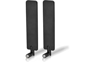 Bingfu Antenne Wi-FI 6E Tri-Bande 2,4 GHz 5 GHz 6 GHz 5dBi MIMO RP-SMA Mâle pour Routeur WiFi PC Carte Mère ASUS MSI Gigabyte ASRock Biostar Connexions sans Fil Haut Débit Maison Intelligente Bureaux