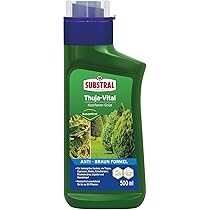 Thuja Dnger Flssig 2 Liter Konzentrat - Koniferen Flssigdnger fr 400  Liter Giewasser - 100% Schnelldnger - Organischer Koniferendnger -  Kalium fr Thuja Smaragd : Amazon.de: Garten